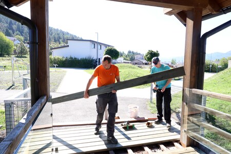 Obnova pokritega mostu čez Cerkniščico 02 Foto Ljubo Vukelič
